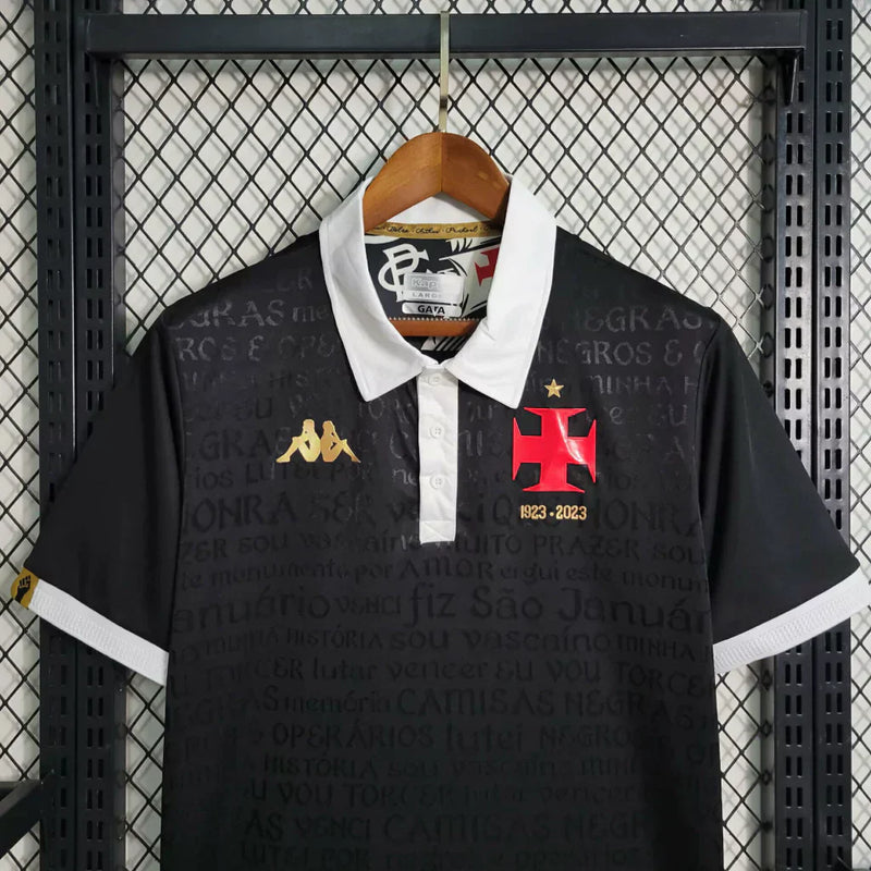 Camisa Vasco da Gama III Camisas Negras 23/24 - Kappa  torcedor masculina