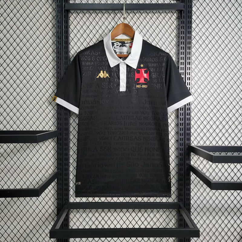 Camisa Vasco da Gama III Camisas Negras 23/24 - Kappa  torcedor masculina